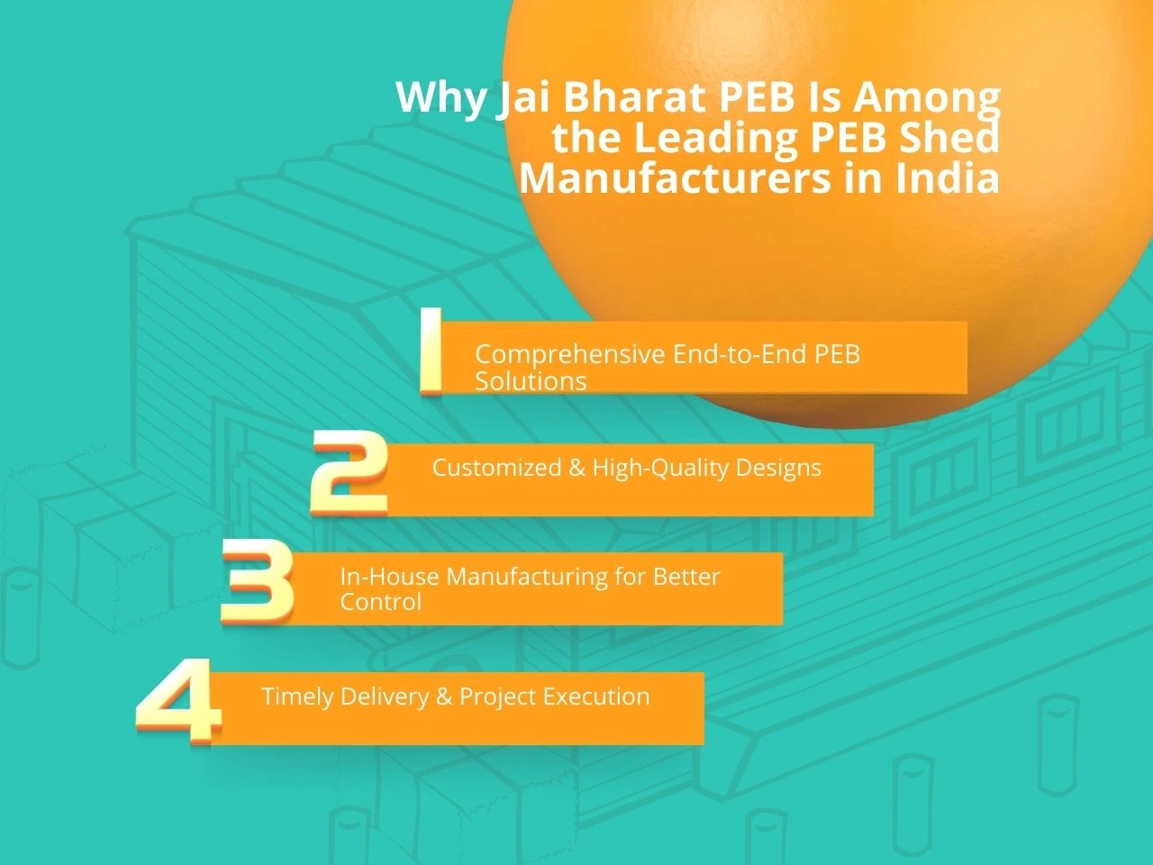 Why Jai Bharat PEB Is Among the Leading PEB Shed Manufacturers in India