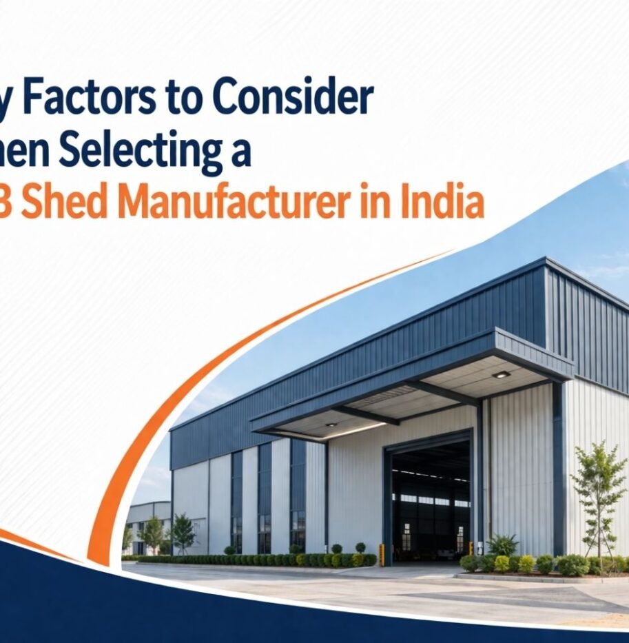Key Factors to Consider When Selecting a PEB Shed Manufacturer in India Key Factors to Consider When Selecting a PEB Shed Manufacturer in India