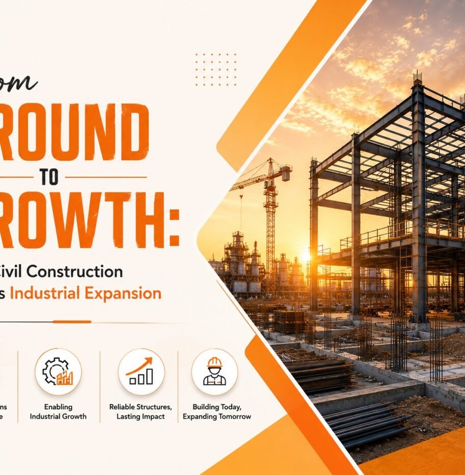 From Ground to Growth: How Civil Construction Powers Industrial Expansion From Ground to Growth: How Civil Construction Powers Industrial Expansion
