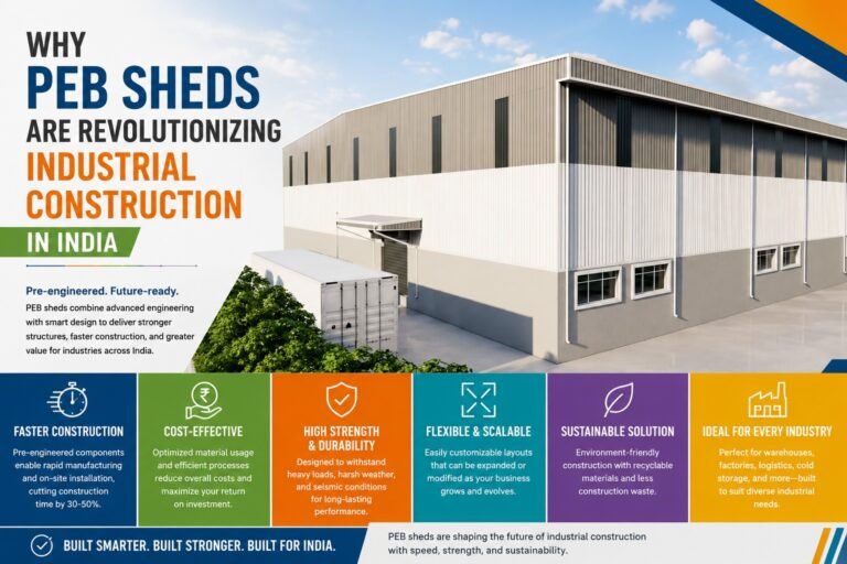 Why PEB Sheds Are Revolutionizing Industrial Construction in India | PEB Shed Manufacturer in India
