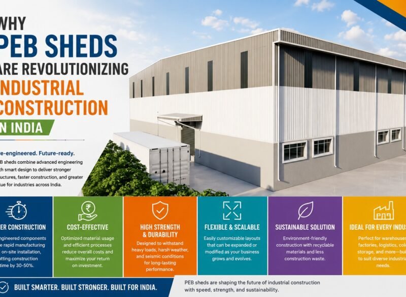 Why PEB Sheds Are Revolutionizing Industrial Construction in India | PEB Shed Manufacturer in India
