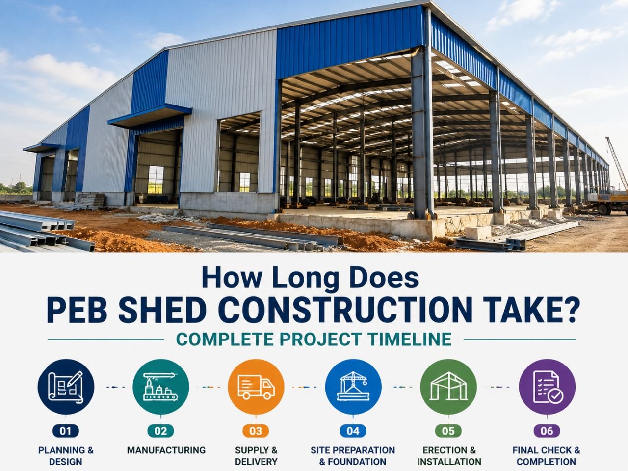How Long Does PEB Shed Construction Take? Complete Project Timeline