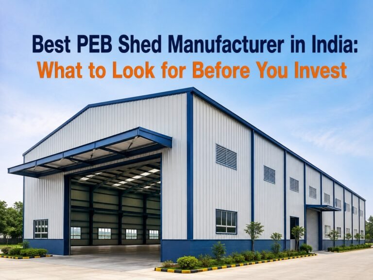 Best PEB Shed Manufacturer in India: What to Look for Before You Invest
