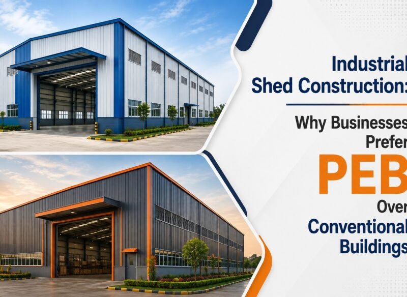 Industrial Shed Construction: Why Businesses Prefer PEB Over Conventional Buildings