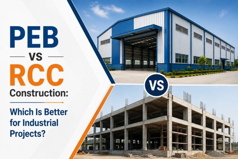 PEB vs RCC Construction: Which Is Better for Industrial Projects?