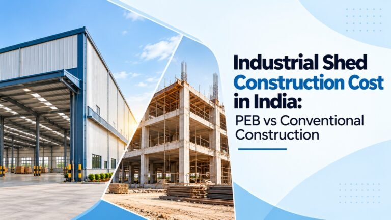 Industrial Shed Construction Cost in India: PEB vs Conventional Construction