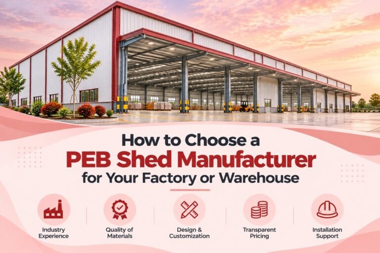 How to Choose a PEB Shed Manufacturer for Your Factory or Warehouse
